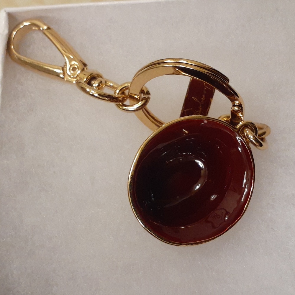 BURBERRY FEDORA CAP PURSE CHARM NWOT - Picture 4 of 4